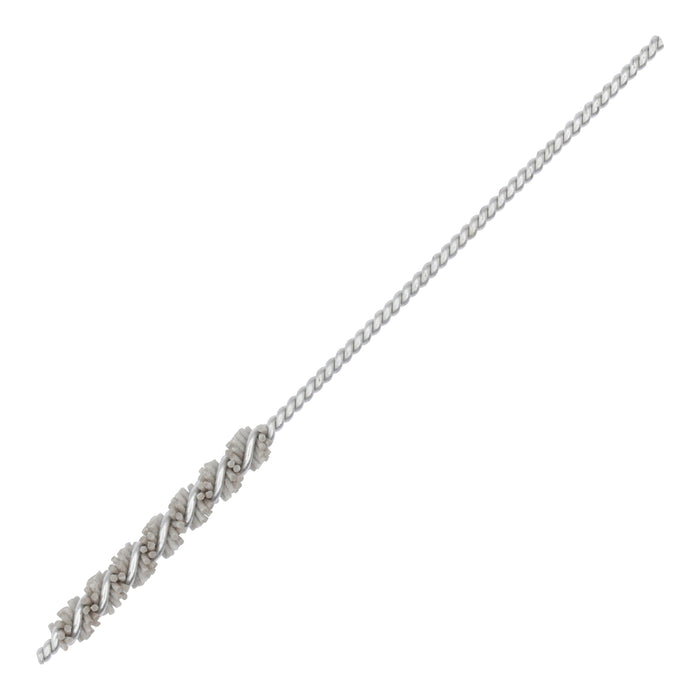 BRM 81AY35M320AO Abrasive Nylon Brush, For .138" (3.5mm) Bore Dia., 320AO, 1" Brush Part, 3" OAL