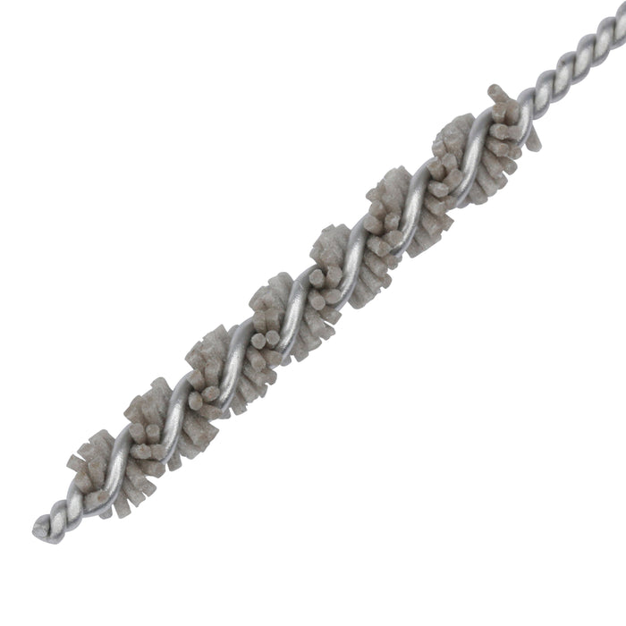 BRM 81AY125320AO Abrasive Nylon Brush, For .125" Bore Dia., 320AO, 1" Brush Part, 3" OAL