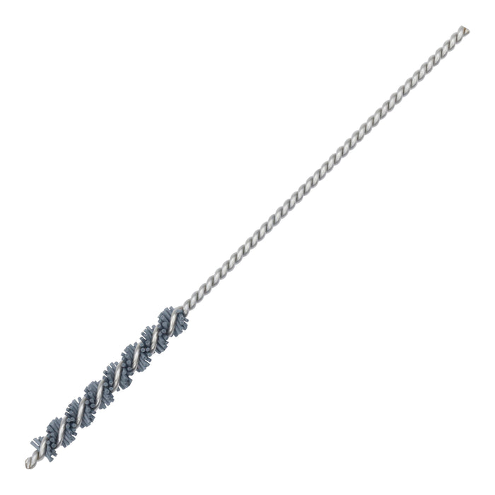 BRM 81AY3M500SC Abrasive Nylon Brush, For .118" (3mm) Bore Dia., 500SC, 1" Brush Part, 3" OAL