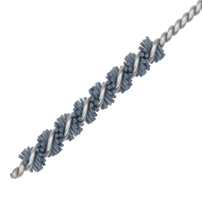 BRM 81AY3M500SC Abrasive Nylon Brush, For .118" (3mm) Bore Dia., 500SC, 1" Brush Part, 3" OAL