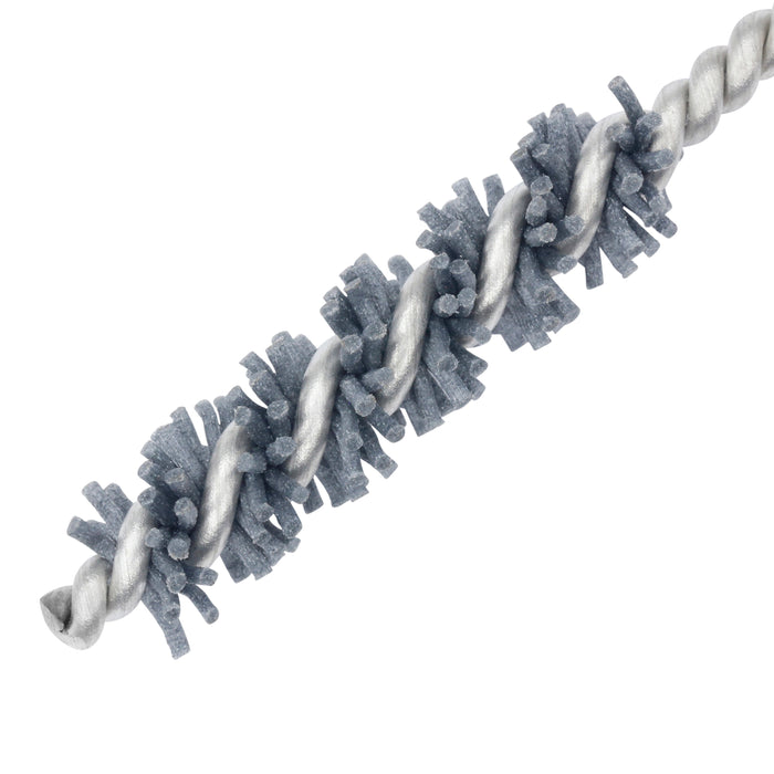 BRM 81AY375180SC Abrasive Nylon Brush, For .375" Bore Dia., 180SC, 1.5" Brush Part, 3" OAL