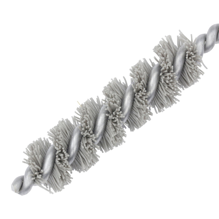 BRM 81AY375600AO Abrasive Nylon Brush, For .375" Bore Dia., 600AO, 1.5" Brush Part, 3" OAL