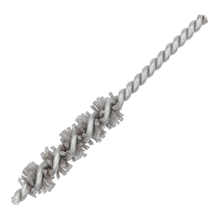 BRM 81AY37580AO Abrasive Nylon Brush, For .375" Bore Dia., 80AO, 1.5" Brush Part, 3" OAL