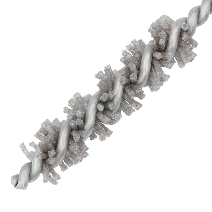 BRM 81AY31280AO Abrasive Nylon Brush, For .312" Bore Dia., 80AO, 1.5" Brush Part, 3" OAL