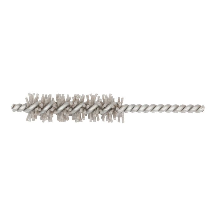BRM 81AY437180AO Abrasive Nylon Brush, For .437" Bore Dia., 180AO, 1.5" Brush Part, 3" OAL