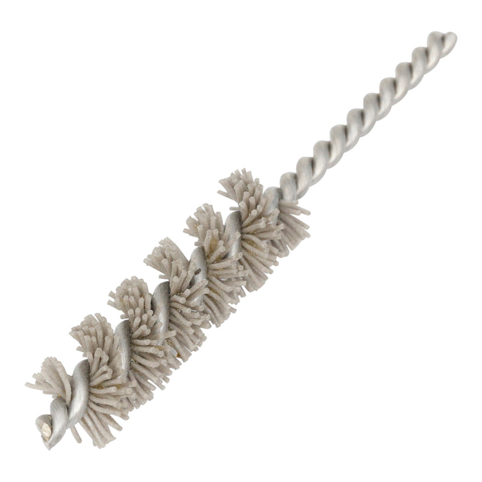 BRM 81AY437320AO Abrasive Nylon Brush, For .437" Bore Dia., 320AO, 1.5" Brush Part, 3" OAL