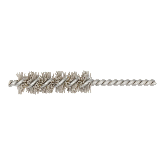 BRM 81AY437320AO Abrasive Nylon Brush, For .437" Bore Dia., 320AO, 1.5" Brush Part, 3" OAL