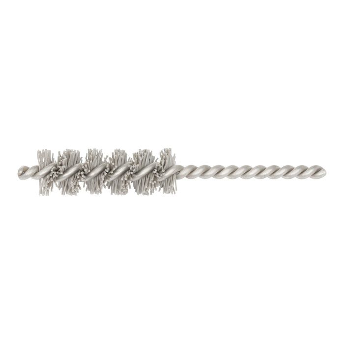 BRM 81AY437500AO Abrasive Nylon Brush, For .437" Bore Dia., 500AO, 1.5" Brush Part, 3" OAL