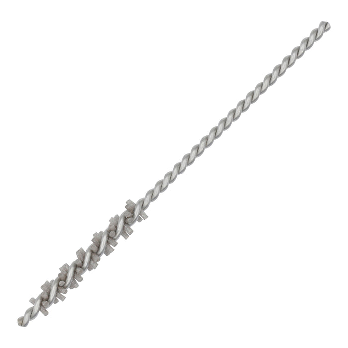 BRM 81AY45M180AO Abrasive Nylon Brush, For .177" (4.5mm) Bore Dia., 180AO, 1" Brush Part, 3" OAL
