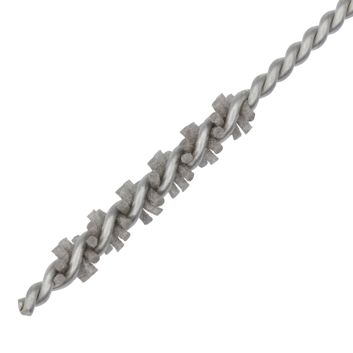 BRM 81AY45M180AO Abrasive Nylon Brush, For .177" (4.5mm) Bore Dia., 180AO, 1" Brush Part, 3" OAL