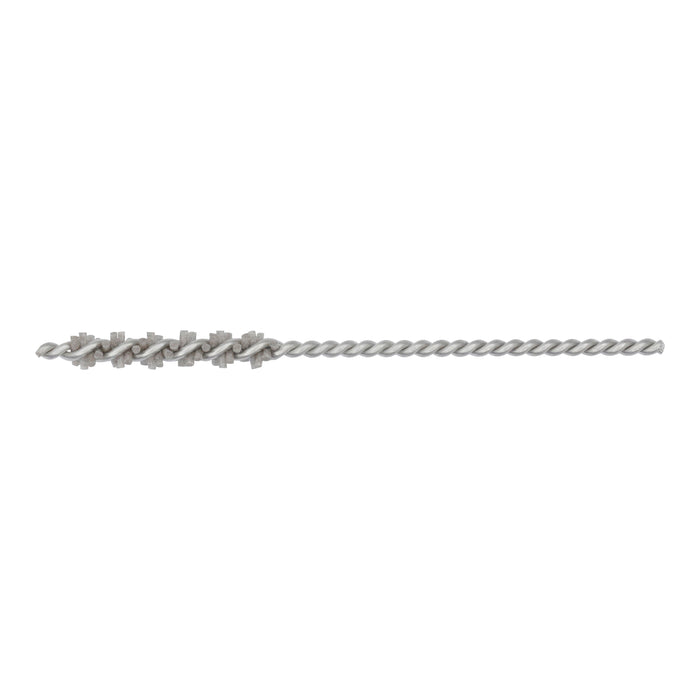 BRM 81AY45M180AO Abrasive Nylon Brush, For .177" (4.5mm) Bore Dia., 180AO, 1" Brush Part, 3" OAL