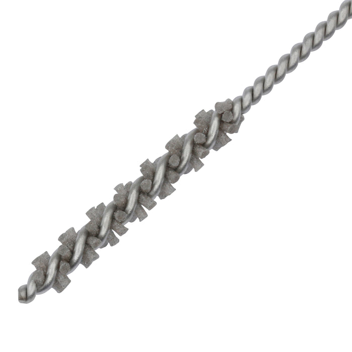 BRM 81AY4M180AO Abrasive Nylon Brush, For .157" (4mm) Bore Dia., 180AO, 1" Brush Part, 3" OAL