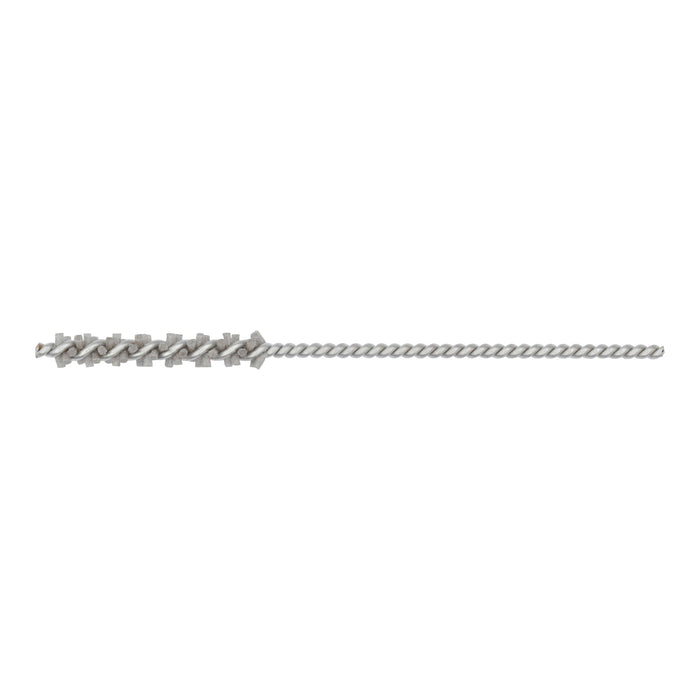 BRM 81AY4M180AO Abrasive Nylon Brush, For .157" (4mm) Bore Dia., 180AO, 1" Brush Part, 3" OAL