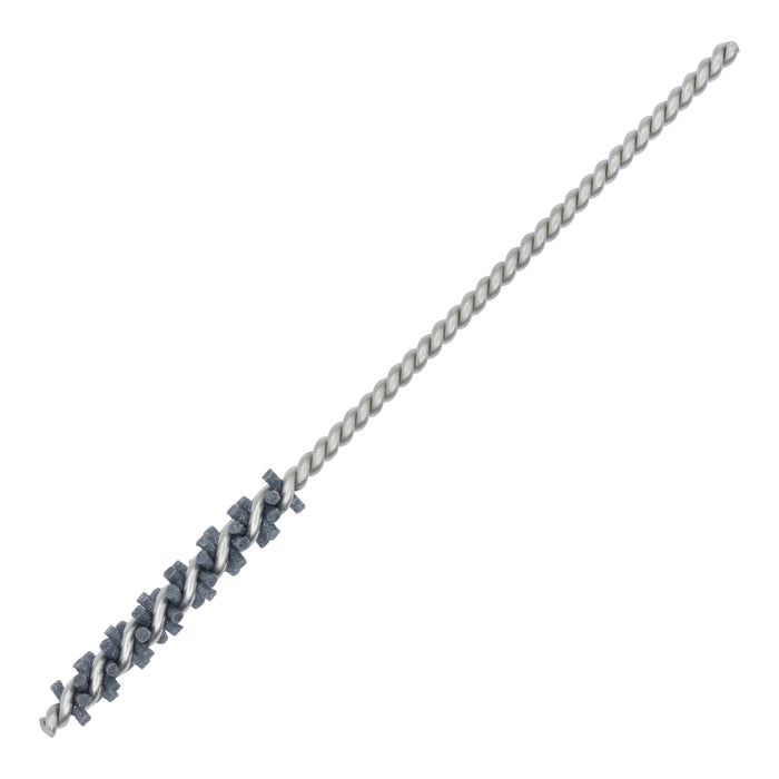BRM 81AY4M180SC Abrasive Nylon Brush, For .157" (4mm) Bore Dia., 180SC, 1" Brush Part, 3" OAL