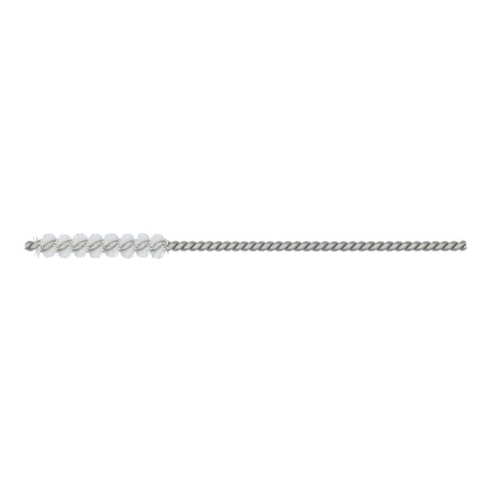 BRM 81AY4MSIL Abrasive Nylon Brush, For .157" (4mm) Bore Dia., 1000SIL, 1" Brush Part, 3" OAL