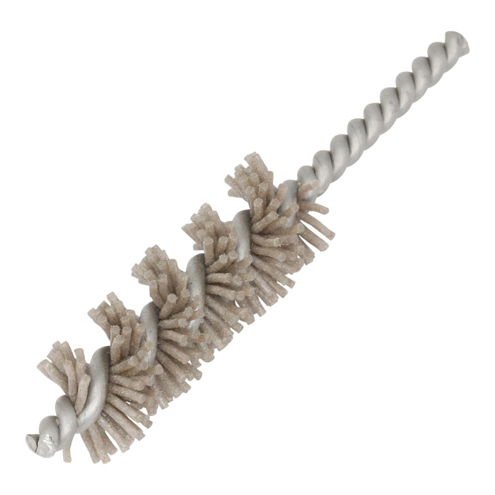 BRM 81AY500180AO Abrasive Nylon Brush, For .500" Bore Dia., 180AO, 1.5" Brush Part, 3" OAL