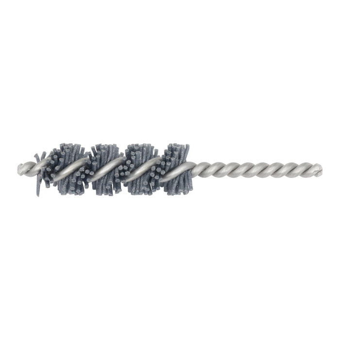 BRM 81AY500180SC Abrasive Nylon Brush, For .500" Bore Dia., 180SC, 1.5" Brush Part, 3" OAL