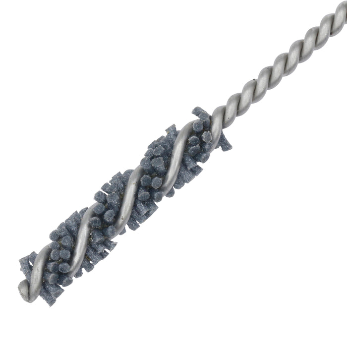 BRM 81AY5M180SC Abrasive Nylon Brush, For .197" (5mm) Bore Dia., 180SC, 1" Brush Part, 3" OAL
