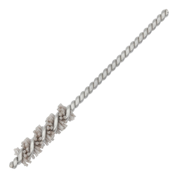 BRM 81AY189180AO Abrasive Nylon Brush, For .189" Bore Dia., 180AO, 1" Brush Part, 3" OAL