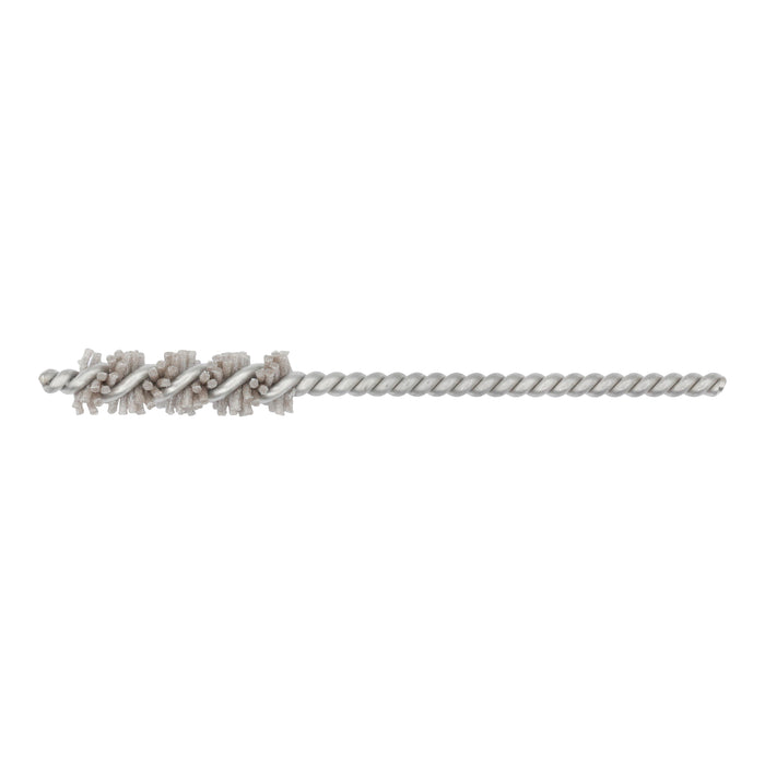 BRM 81AY219180AO Abrasive Nylon Brush, For .219" Bore Dia., 180AO, 1.5" Brush Part, 3" OAL