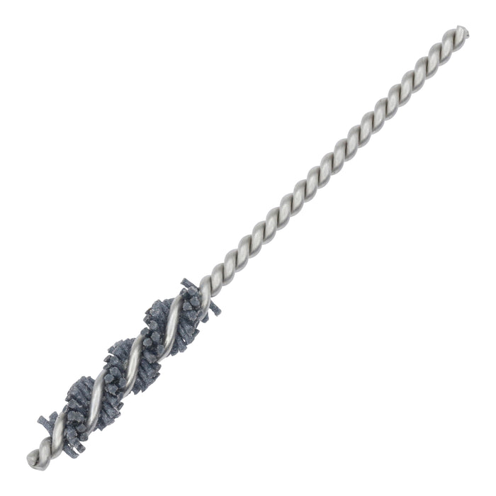 BRM 81AY65M180SC Abrasive Nylon Brush, For .256" (6.5mm) Bore Dia., 180SC, 1" Brush Part, 3" OAL