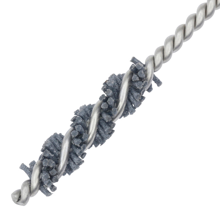 BRM 81AY65M180SC Abrasive Nylon Brush, For .256" (6.5mm) Bore Dia., 180SC, 1" Brush Part, 3" OAL