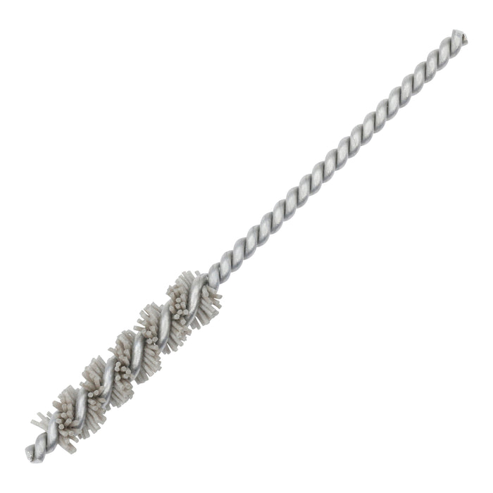 BRM 81AY65M320AO Abrasive Nylon Brush, For .256" (6.5mm) Bore Dia., 320AO, 1" Brush Part, 3" OAL