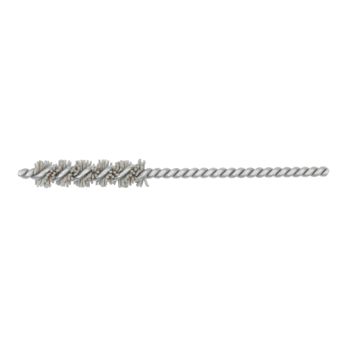 BRM 81AY65M320AO Abrasive Nylon Brush, For .256" (6.5mm) Bore Dia., 320AO, 1" Brush Part, 3" OAL