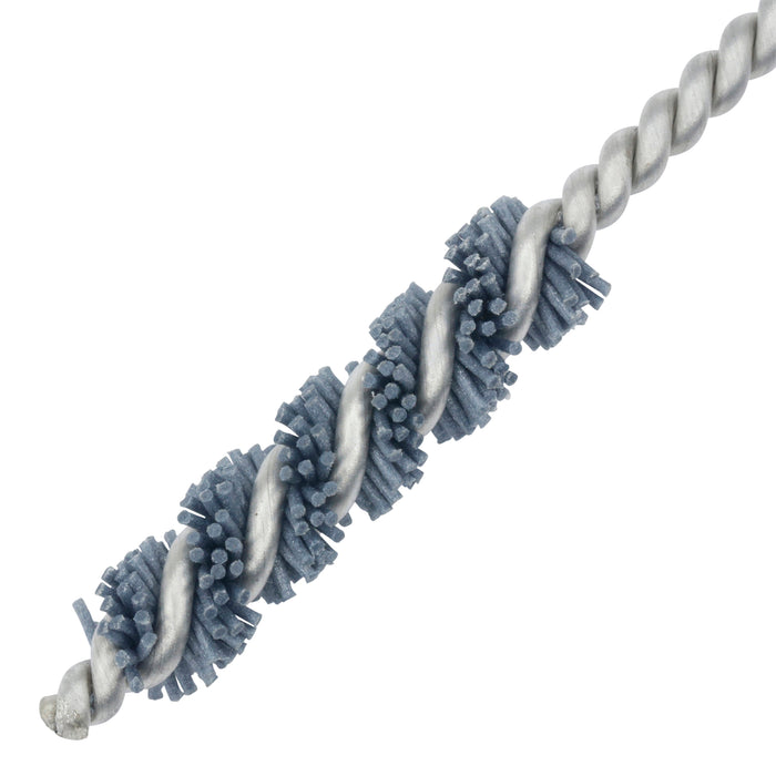 BRM 81AY250320SC Abrasive Nylon Brush, For .250" Bore Dia., 320SC, 1.5" Brush Part, 3" OAL