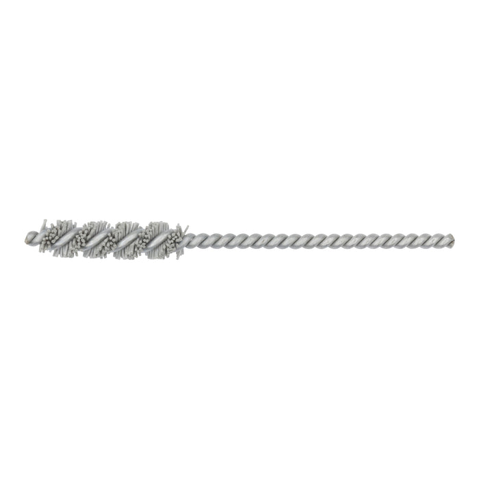 BRM 81AY250500AO Abrasive Nylon Brush, For .250" Bore Dia., 500AO, 1.5" Brush Part, 3" OAL