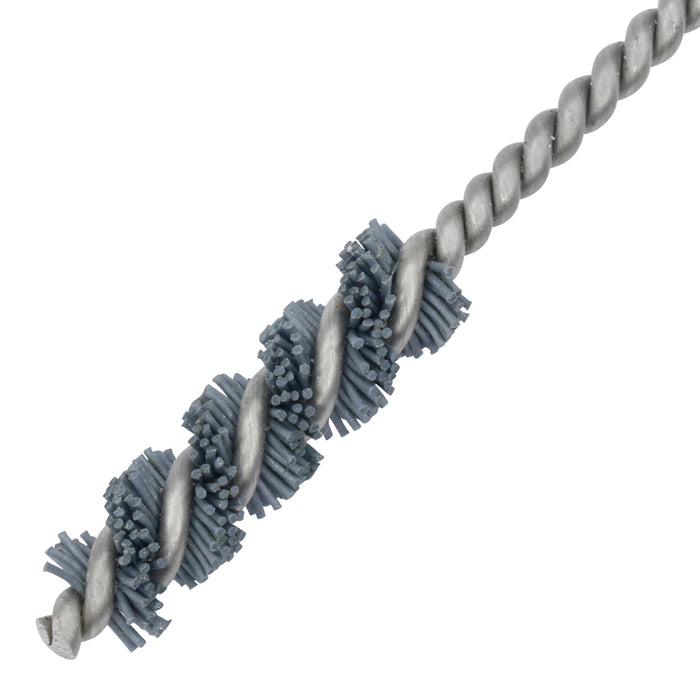 BRM 81AY65M500SC Abrasive Nylon Brush, For .256" (6.5mm) Bore Dia., 500SC, 1" Brush Part, 3" OAL