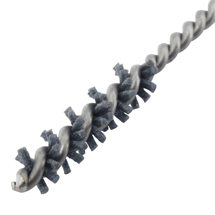 BRM 81AY5M120SC Abrasive Nylon Brush, For .197" (5mm) Bore Dia., 120SC, 1" Brush Part, 3" OAL