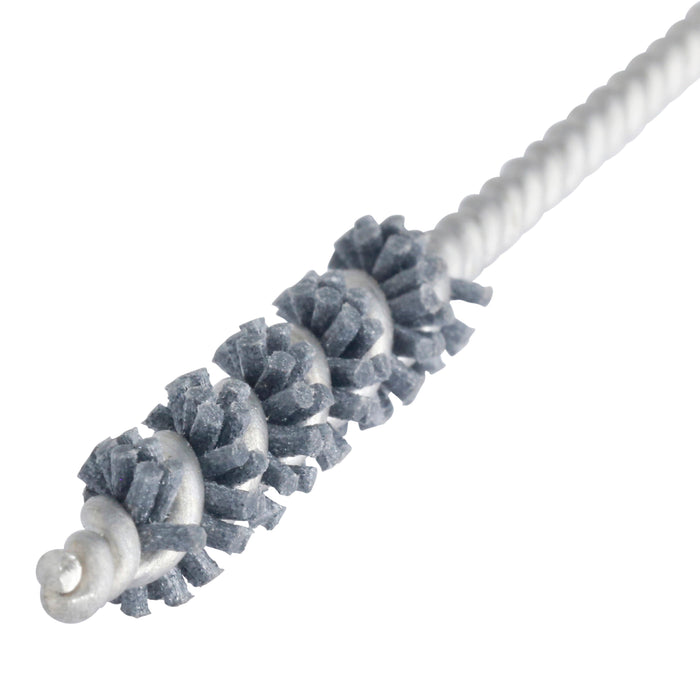 BRM 81AY6M180SC Abrasive Nylon Brush, For .236" Bore Dia., 180SC, 1" Brush Part, 3" OAL