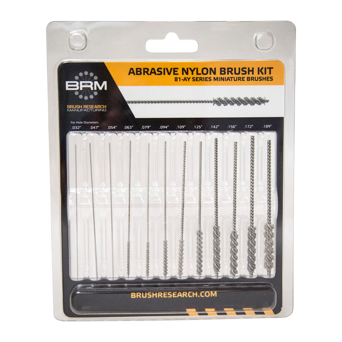 81-ADKIT Miniature Diamond Abrasive Nylon Deburring Brush Kit-Inch Sizes (12/Pack)
