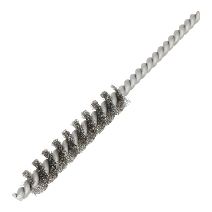BRM 81B250 Mini Deburring Brush, .250" Diameter, .003SS, 1.5" Brush Part, 3" Overall Length
