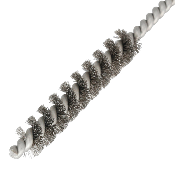 BRM 81B312 Mini Deburring Brush, .312" Diameter, .004SS, 1.5" Brush Part, 3" Overall Length