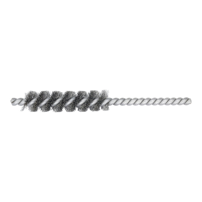 BRM 81B375 Mini Deburring Brush, .375" Diameter, .004SS, 1.5" Brush Part, 3" Overall Length