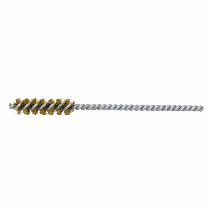 BRM 83B437 83 Series Tube Brush, .437" Dia., .005 Brass, 1.5" BP, 5" OAL, Cut For Power