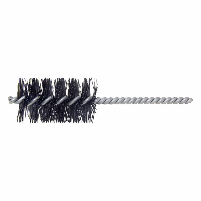 BRM 83N1500 83 Series Tube Brush, 1.5" Dia., .022 Nylon, 2.5" BP, 6" OAL, Cut For Power