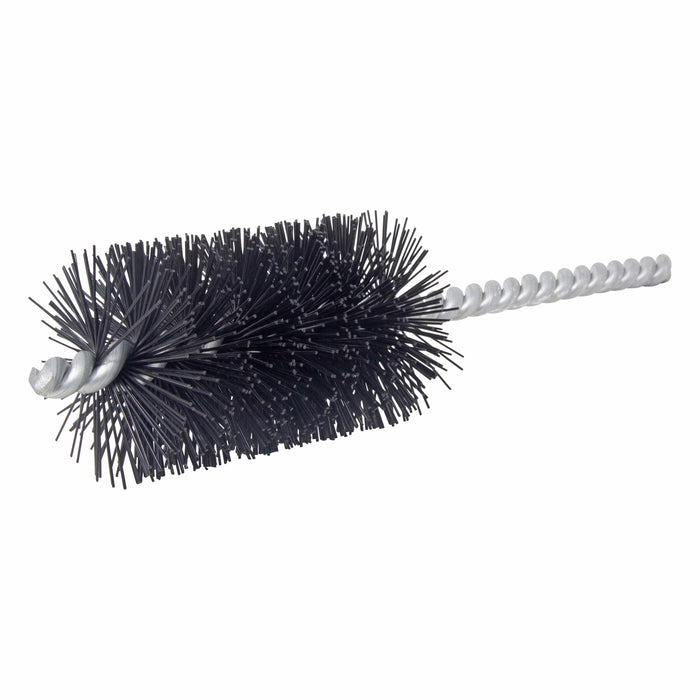 BRM 83N1750 83 Series Tube Brush, 1.750" Dia., .022 Nylon, 3" BP, 7" OAL, Cut For Power