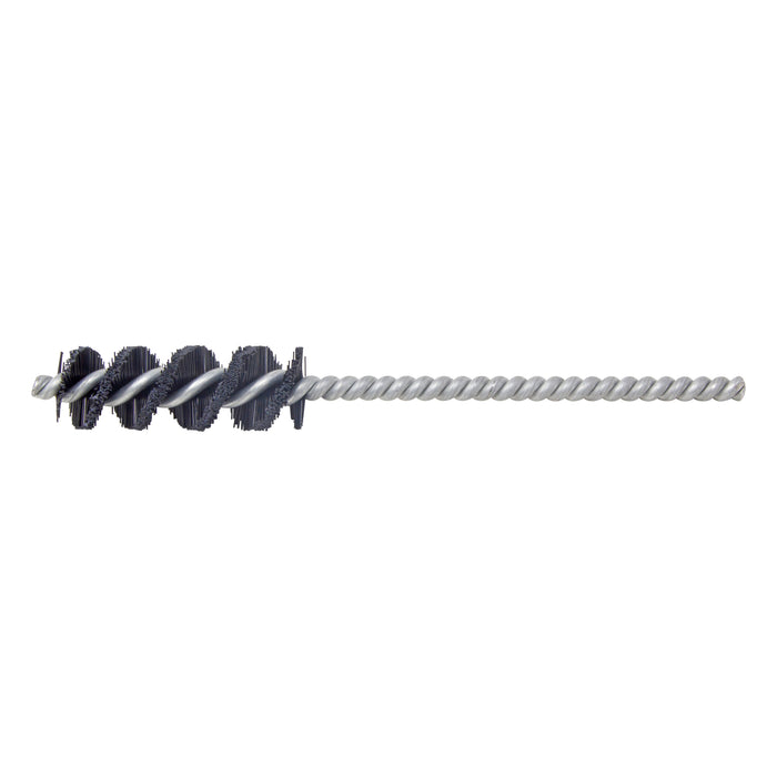 BRM 83N625 83 Series Tube Brush, .625" Dia., .012 Nylon, 1.750" BP, 5" OAL, Cut For Power