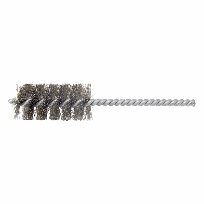 BRM 83S1250 83 Series Tube Brush, 1.250" Dia., .010SS, 2.5" BP, 6" OAL, Cut For Power