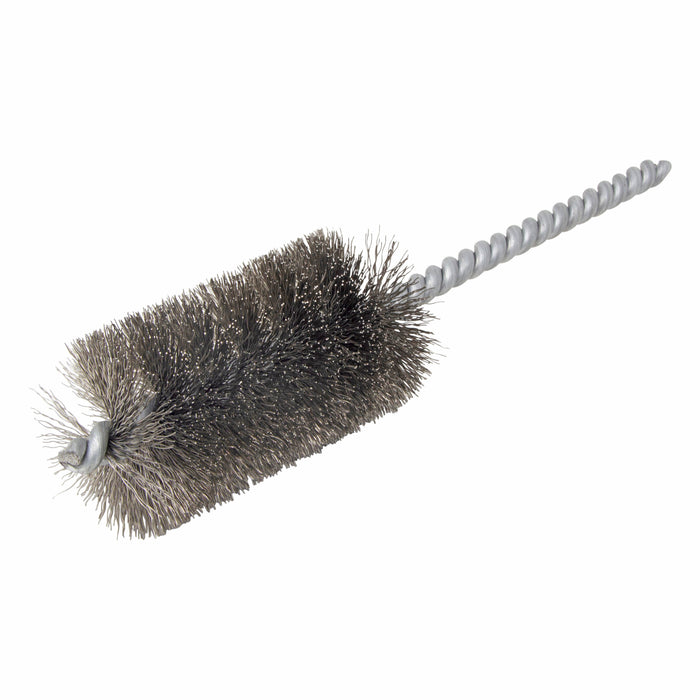 BRM 83C1750 83 Series Tube Brush, 1.750" Dia., .010CS, 3" BP, 7" OAL, Cut For Power