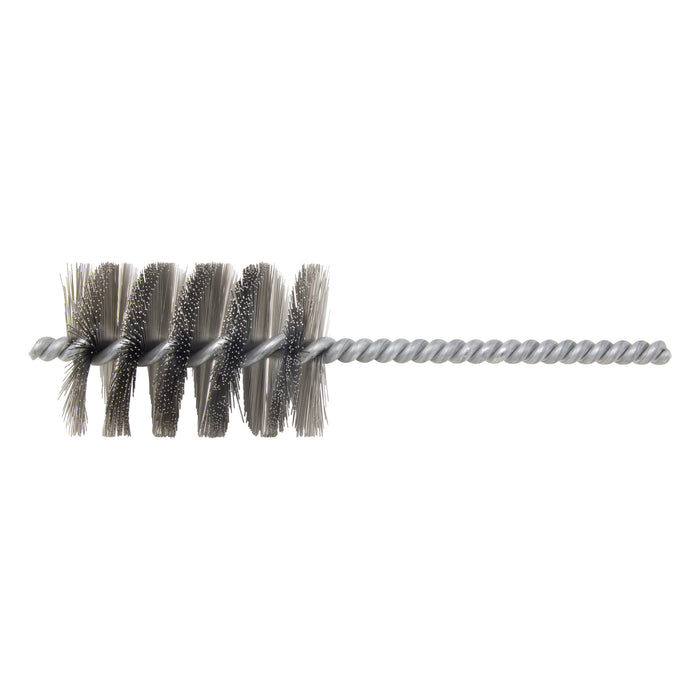 BRM 83S2000 83 Series Tube Brush, 2" Dia., .012SS, 3" BP, 7" OAL, Cut For Power