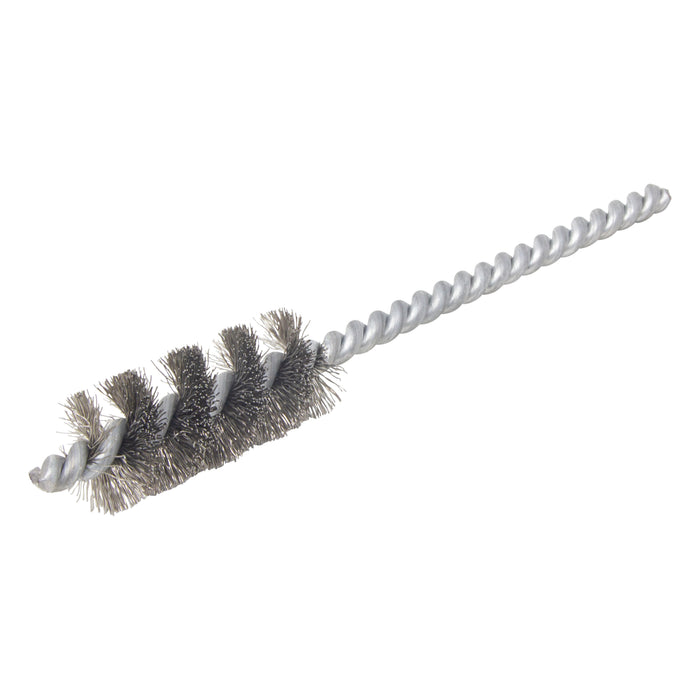 BRM 83S750 83 Series Tube Brush, .750" Dia., .008SS, 1.750" BP, 5" OAL, Cut For Power
