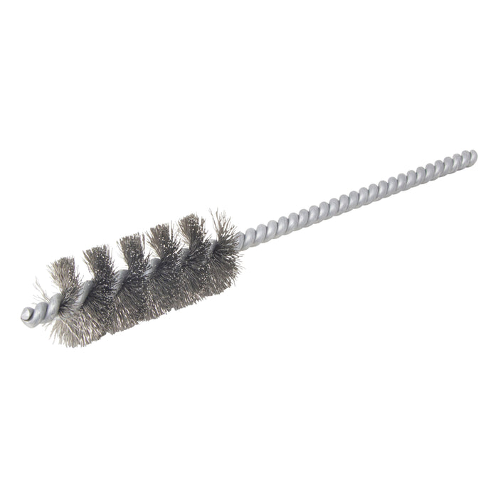 BRM 83S875 83 Series Tube Brush, .875" Dia., .008SS, 2" BP, 6" OAL, Cut For Power