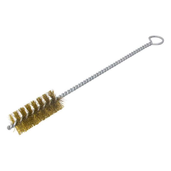 BRM 84B1250 84 Series Tube Brush-For Thru Holes, 1.250" Dia., .010 Brass, 3" BP, 12" OAL,Ring Handle