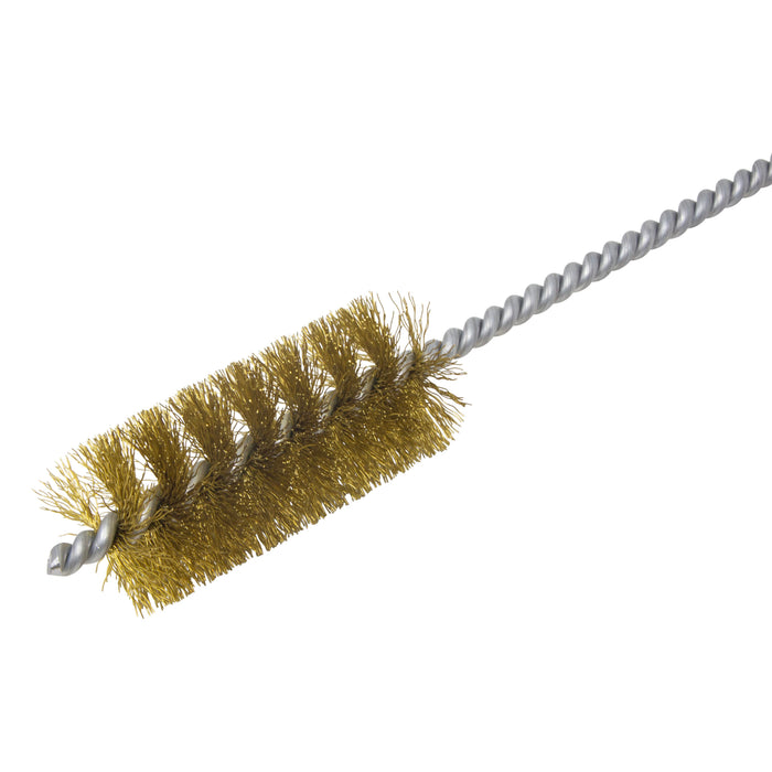 BRM 84B1375 84 Series Tube Brush-For Thru Holes, 1.375" Dia., .010 Brass, 3" BP, 12" OAL,Ring Handle