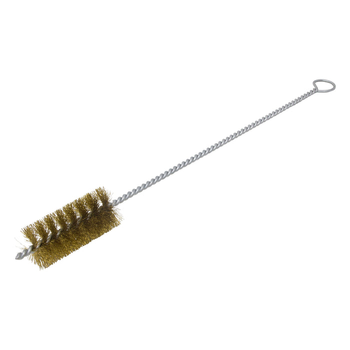 BRM 84B1625 84 Series Tube Brush-For Thru Holes, 1.625" Dia., .010 Brass,3.5" BP,18" OAL,Ring Handle