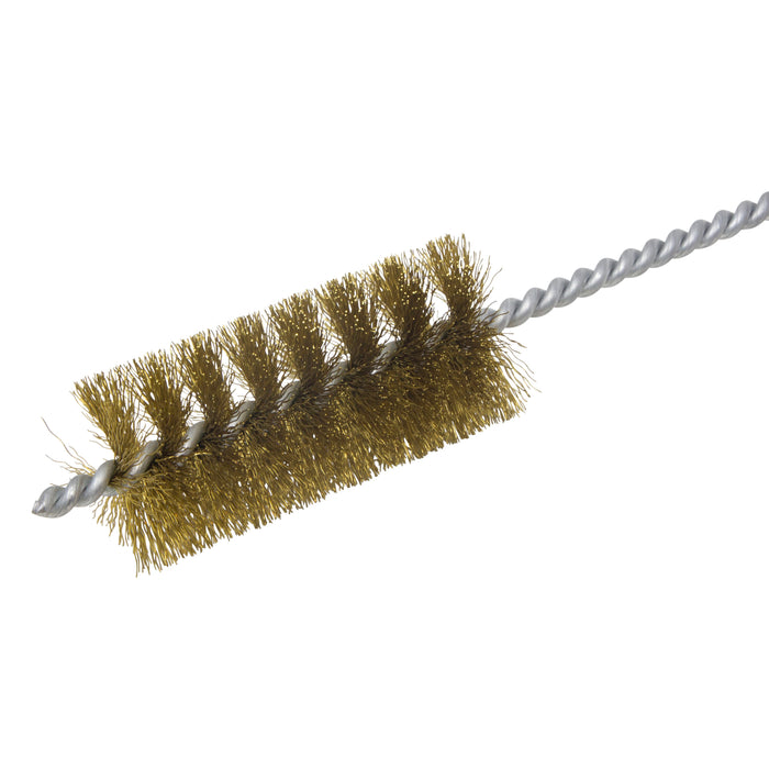 BRM 84B1625 84 Series Tube Brush-For Thru Holes, 1.625" Dia., .010 Brass,3.5" BP,18" OAL,Ring Handle
